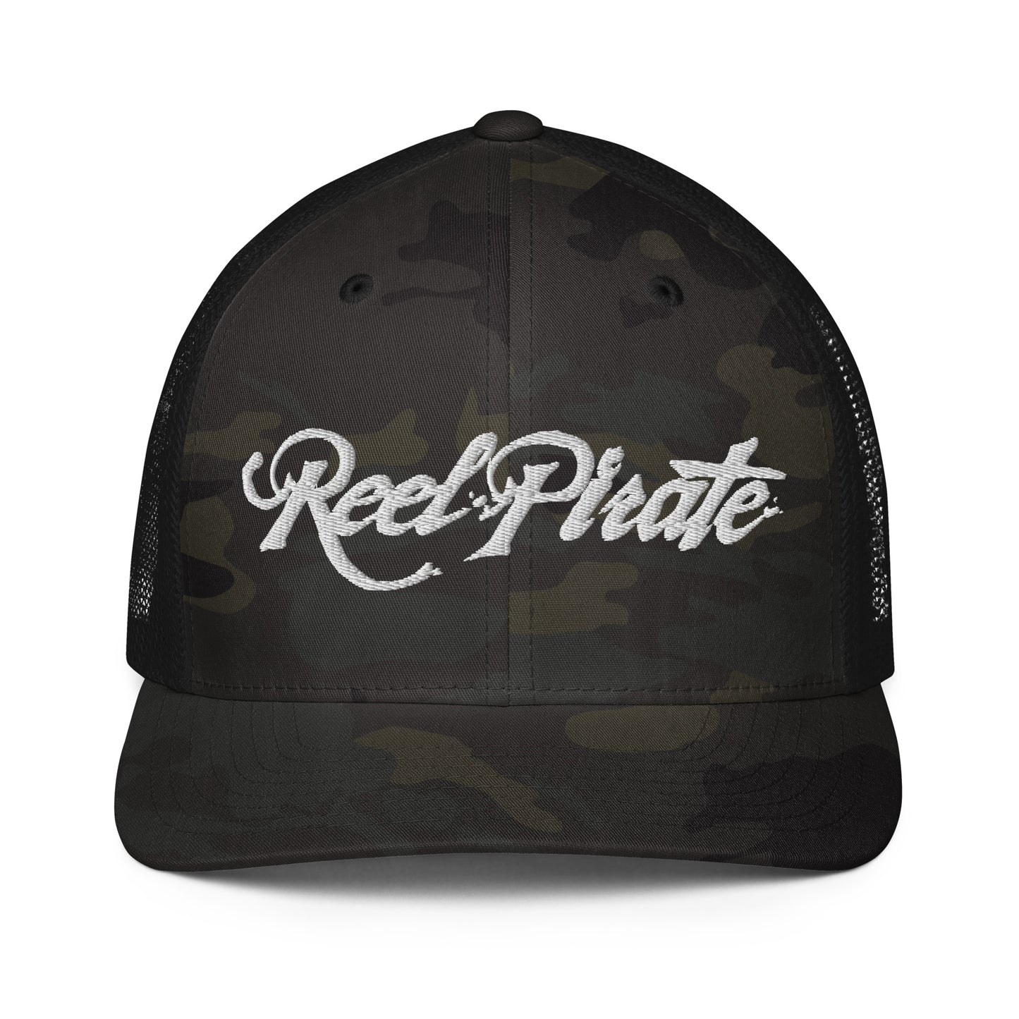 Closed back REELPIRATE trucker cap