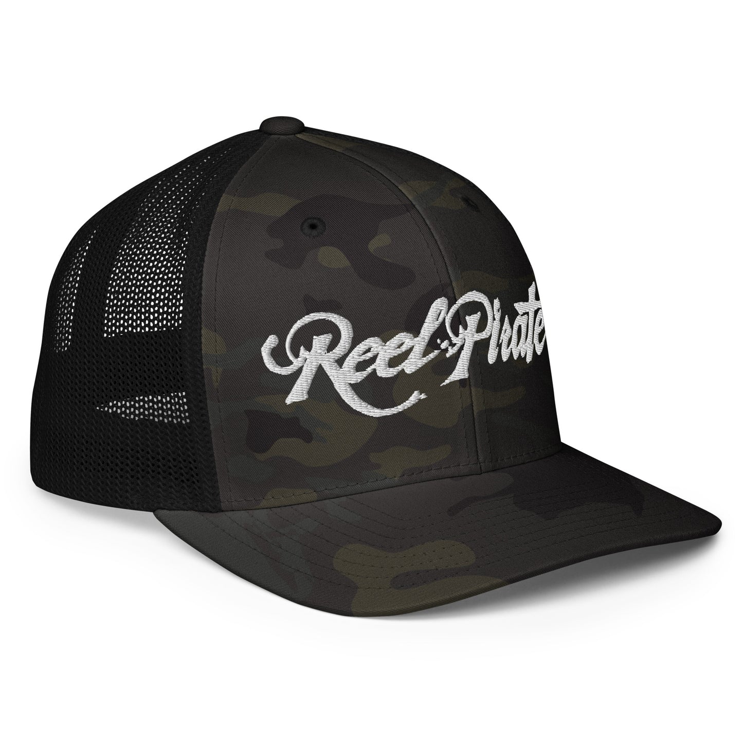 Closed back REELPIRATE trucker cap