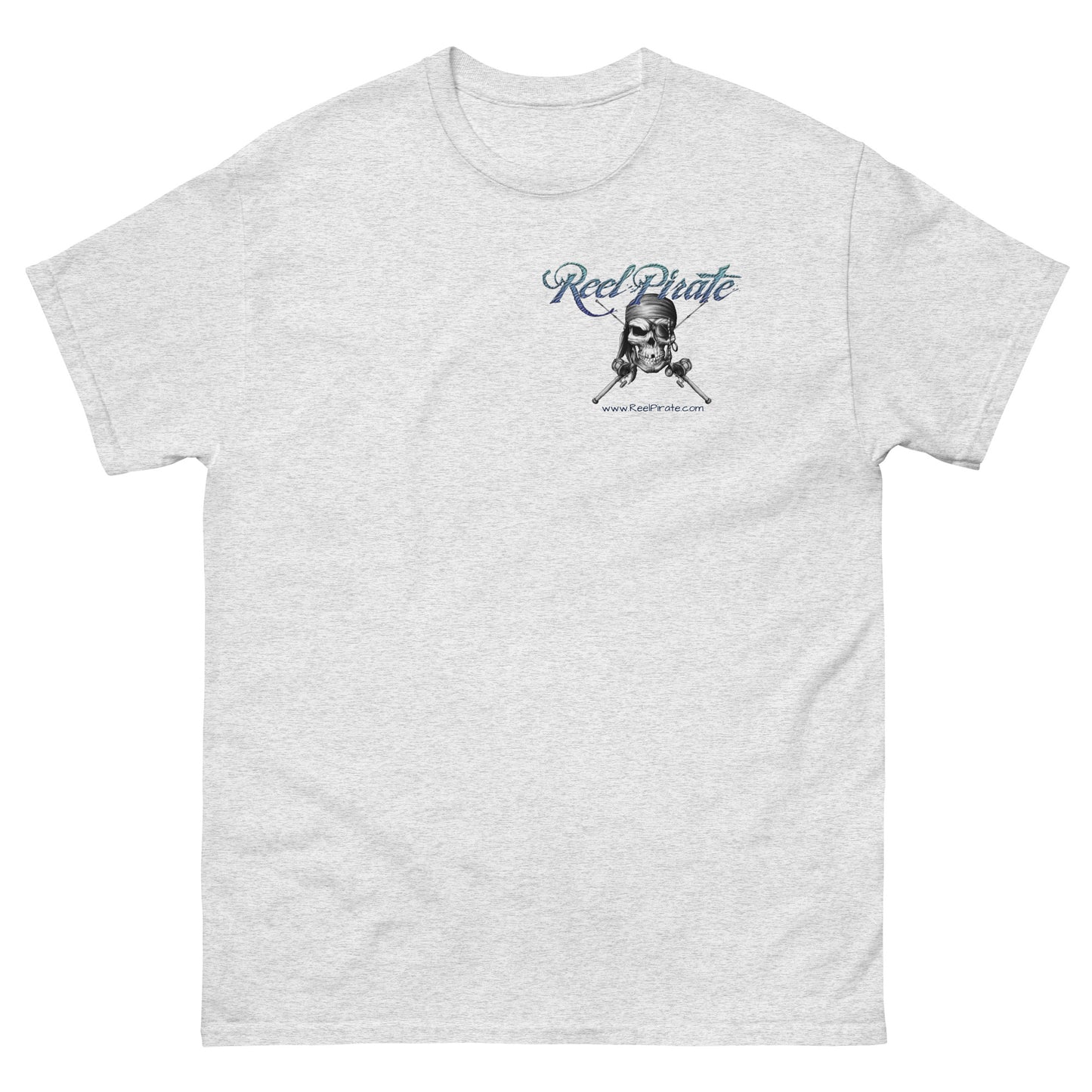 Men's REELPIRATE MACK ATTACK on back  classic tee