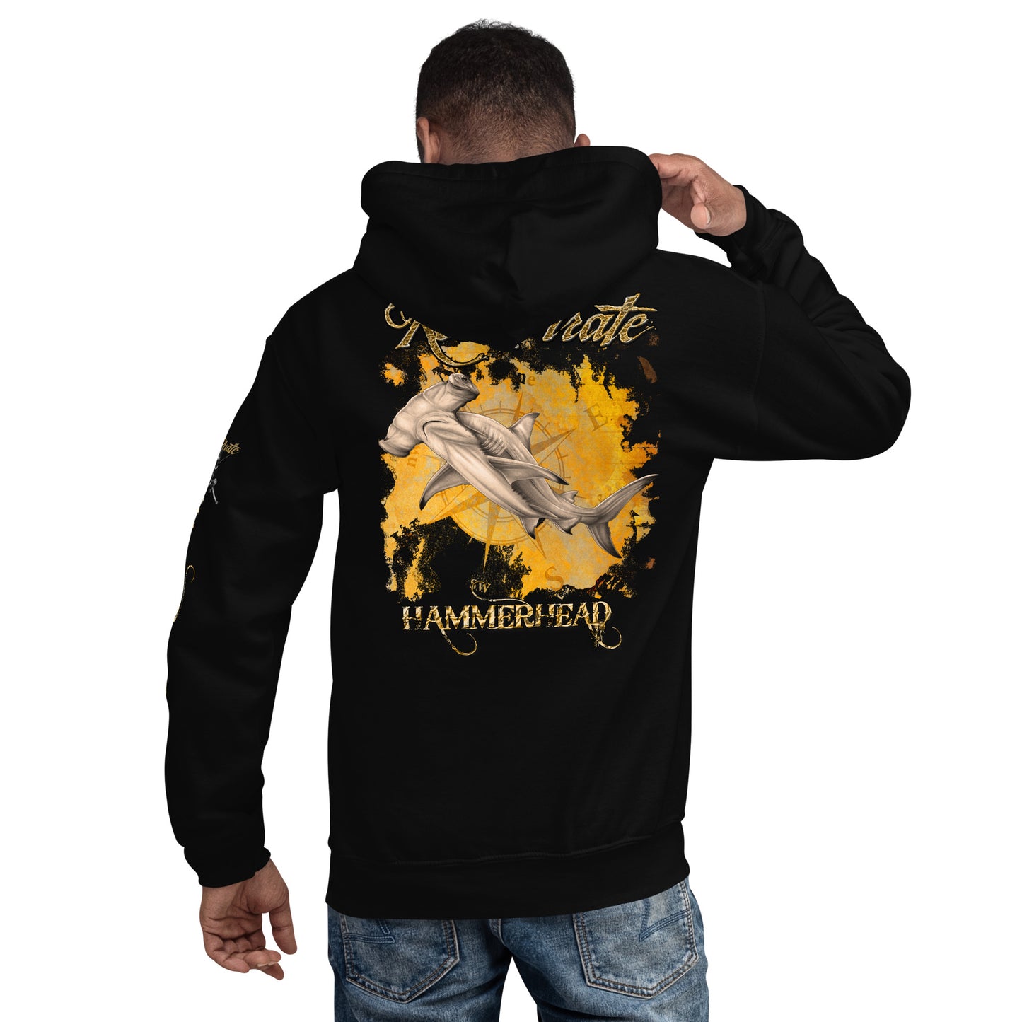 NEW Unisex GOLD HARBORMASTER HAMMERHEAD Hoodie