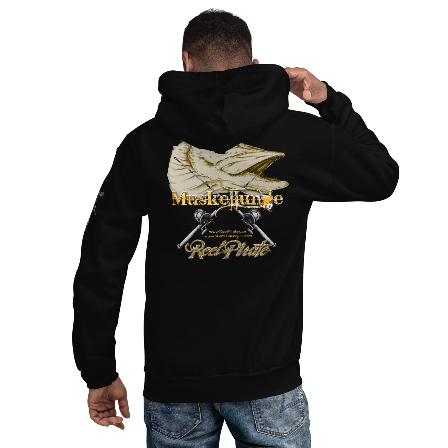 New MUSKY KING OF 10,000 CASTS Unisex Hoodie