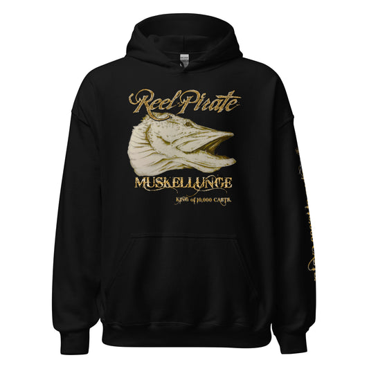 New MUSKY KING OF 10,000 CASTS Unisex Hoodie