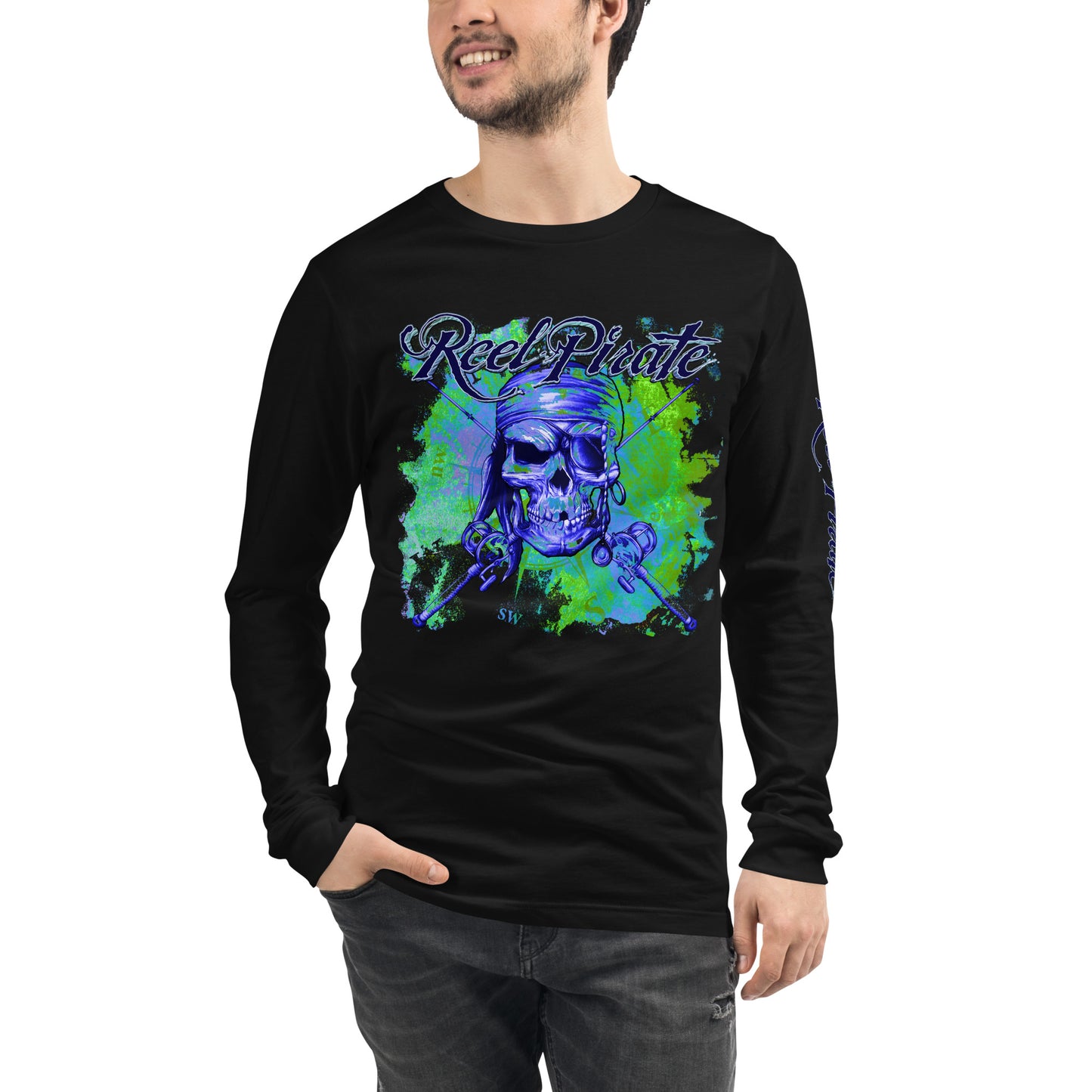 Unisex REELPIRATE STORM PASS Long Sleeve Tee