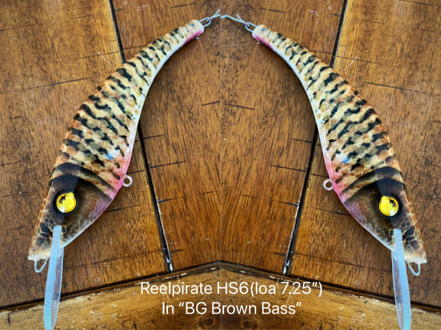 X-HS6STILETTO on BG Brown Bass