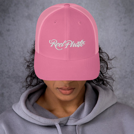 LADIES PINK REELPIRATE Trucker Cap