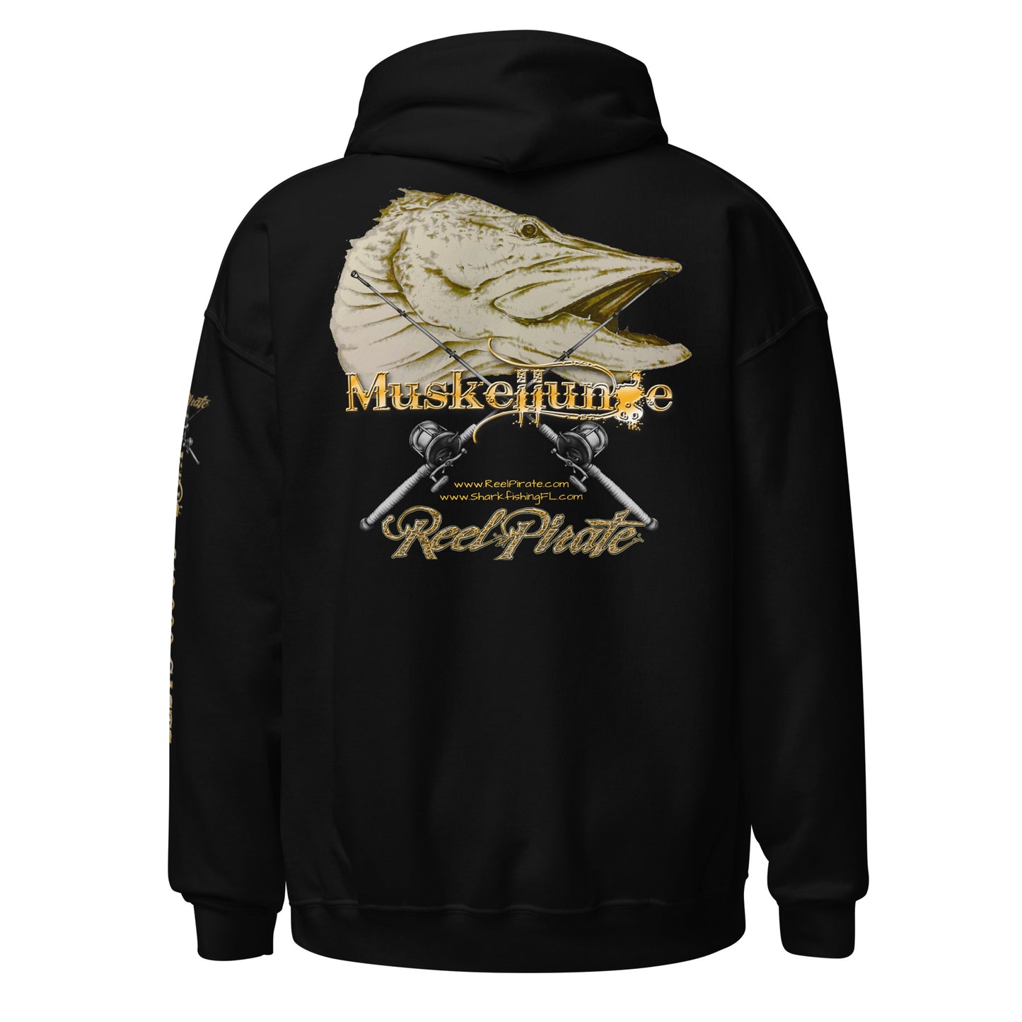 New MUSKY KING OF 10,000 CASTS Unisex Hoodie