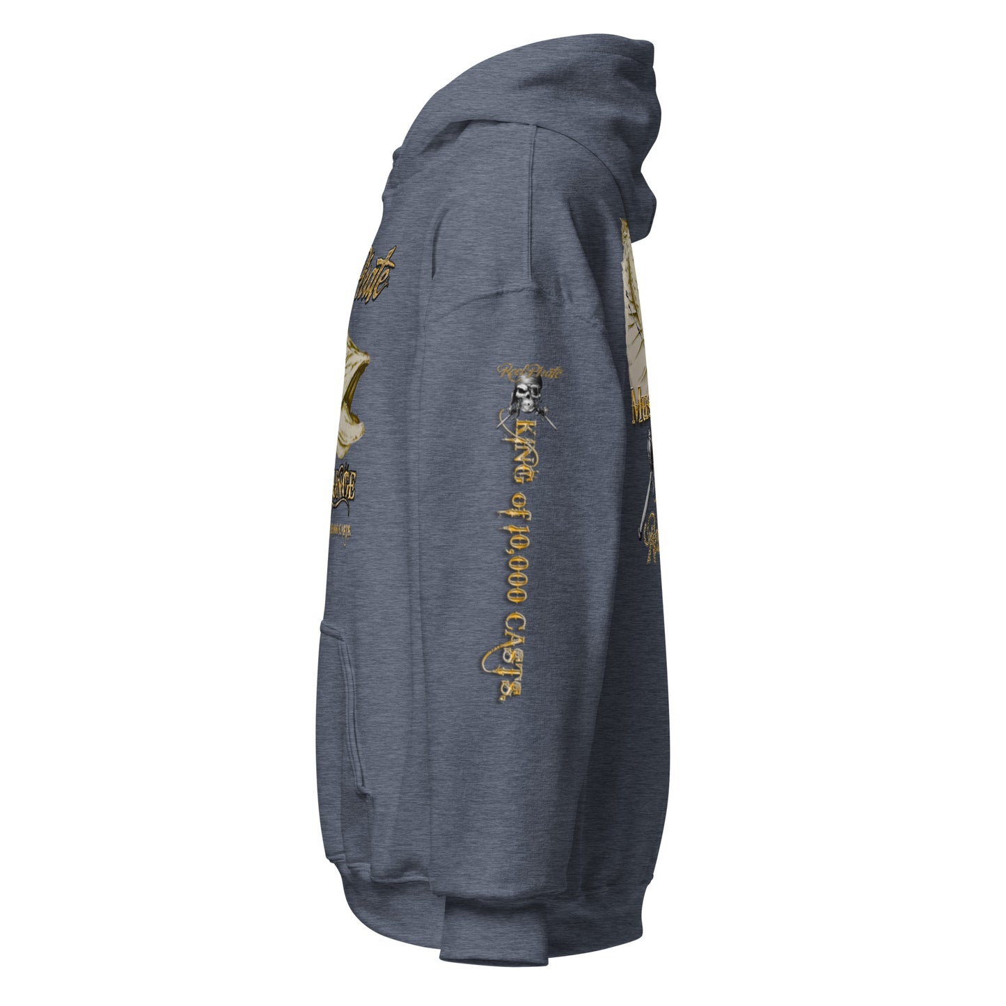 New MUSKY KING OF 10,000 CASTS Unisex Hoodie