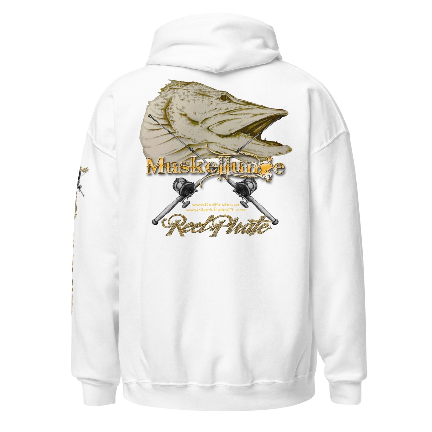 New MUSKY KING OF 10,000 CASTS Unisex Hoodie